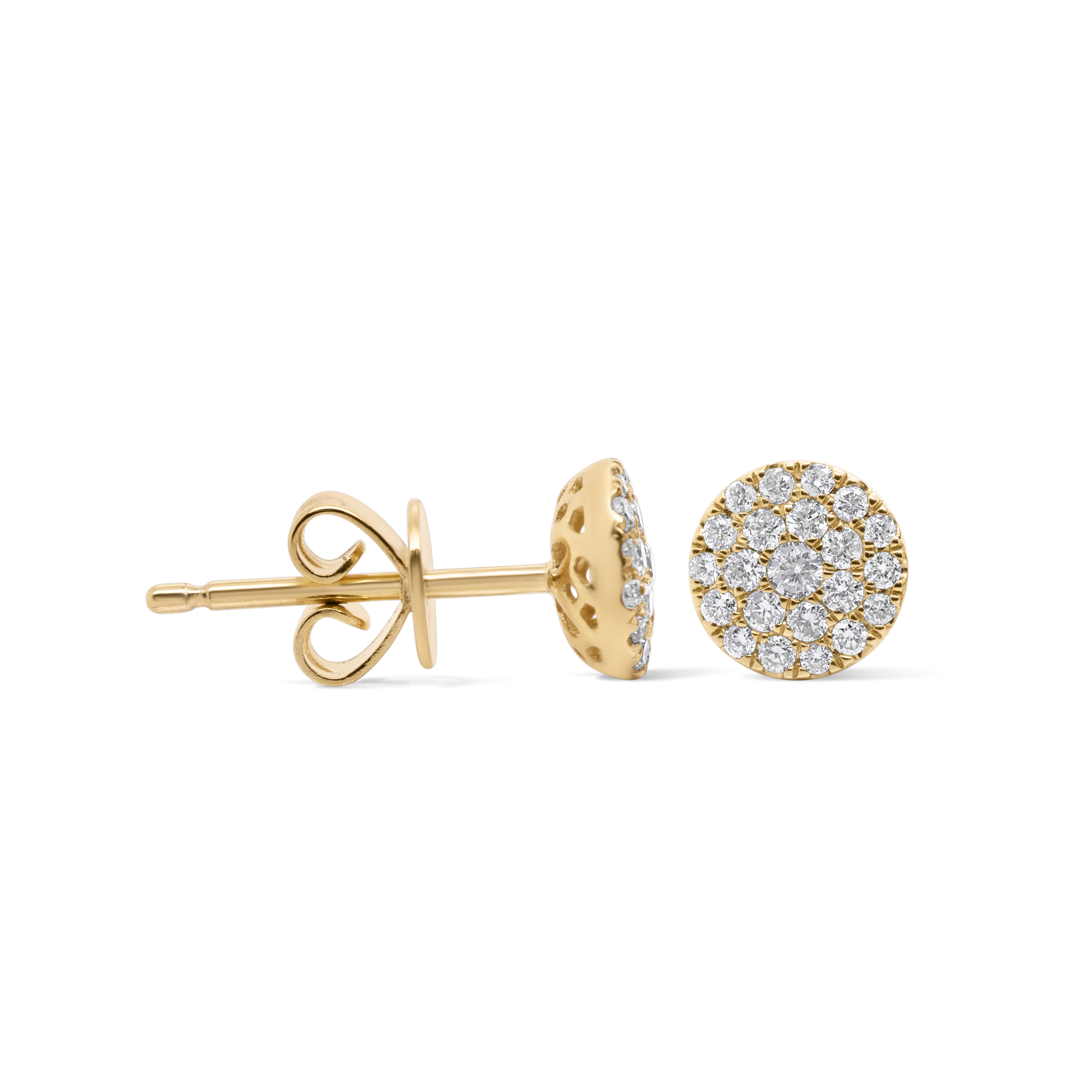 Diamond Earrings 0.21 ct. 10K Yellow Gold